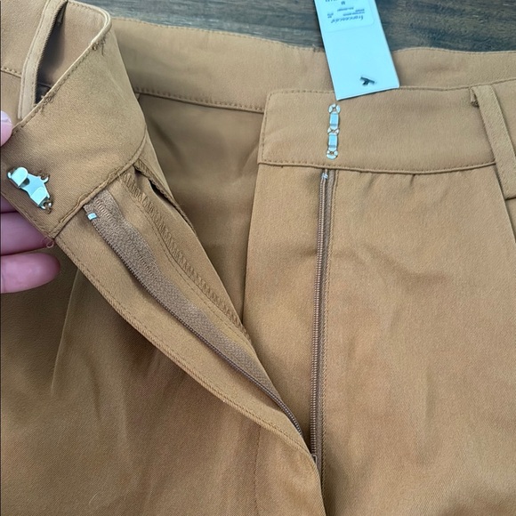 Francesca's Collections‎ High Waist Rolled Hem Tan Shorts Women’s Size Medium - Picture 5 of 12